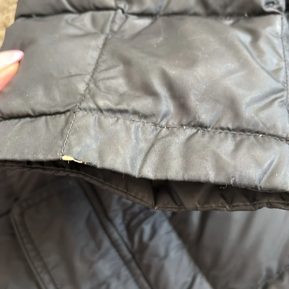 Land’s End Men's Black Quilted Puffer Jacket